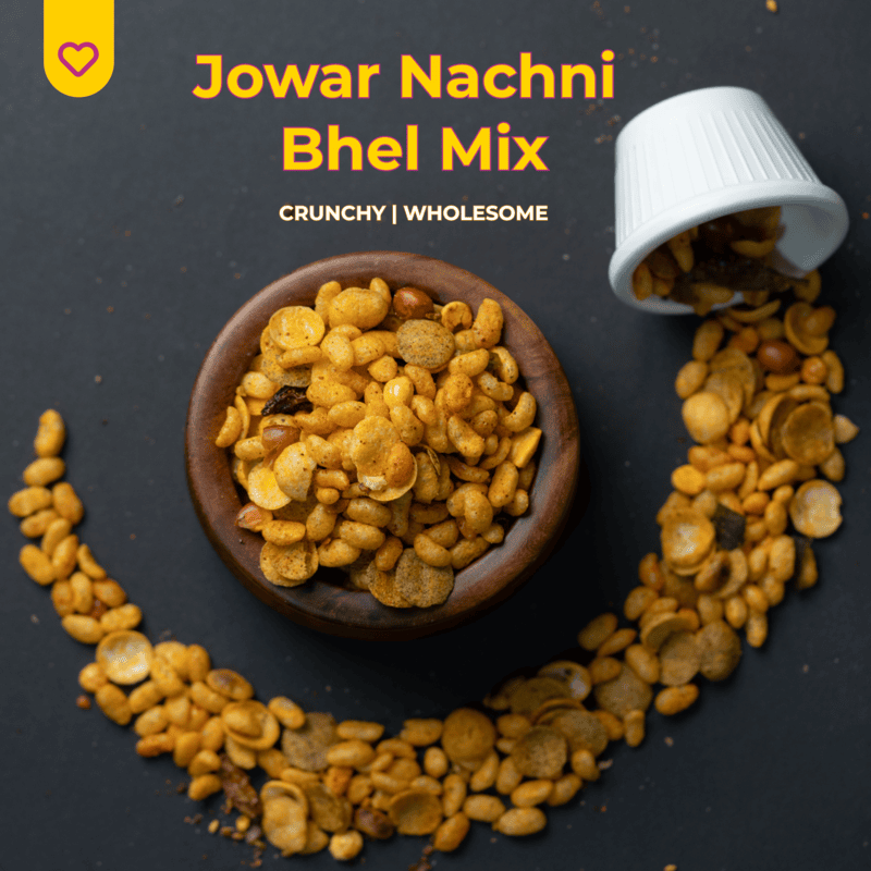 Jowar Nachni Bhel Mix Jowar Nachni Bhel Mix
