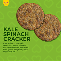 Kale Spinach Crackers Kale Spinach Crackers