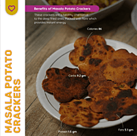 Sweet Potato Masala Crackers Sweet Potato Masala Crackers